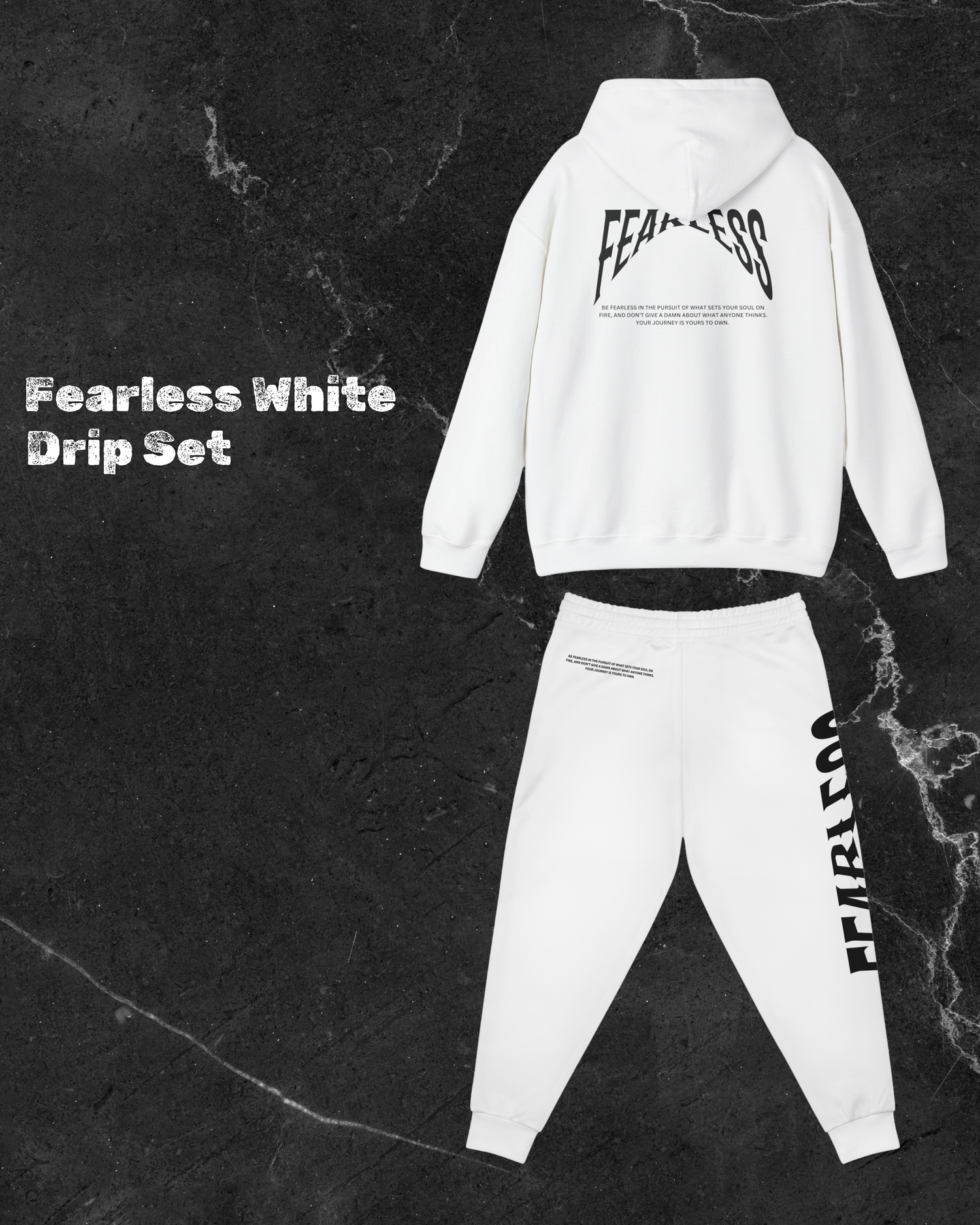 Fearless White Drip Set