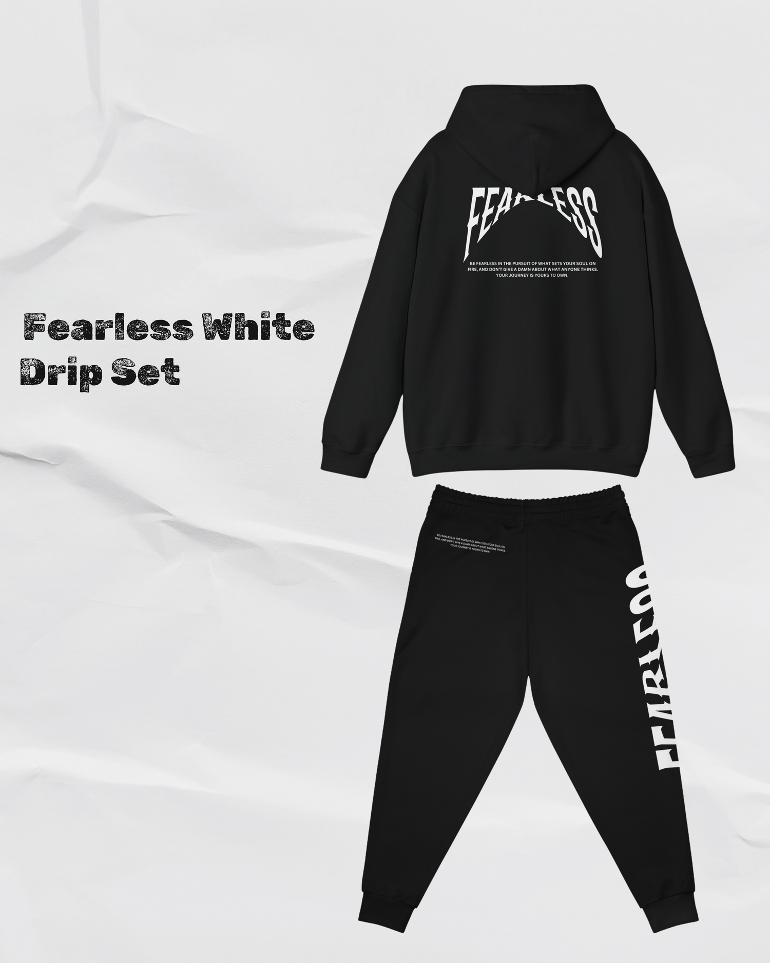 Fearless Black Drip Set