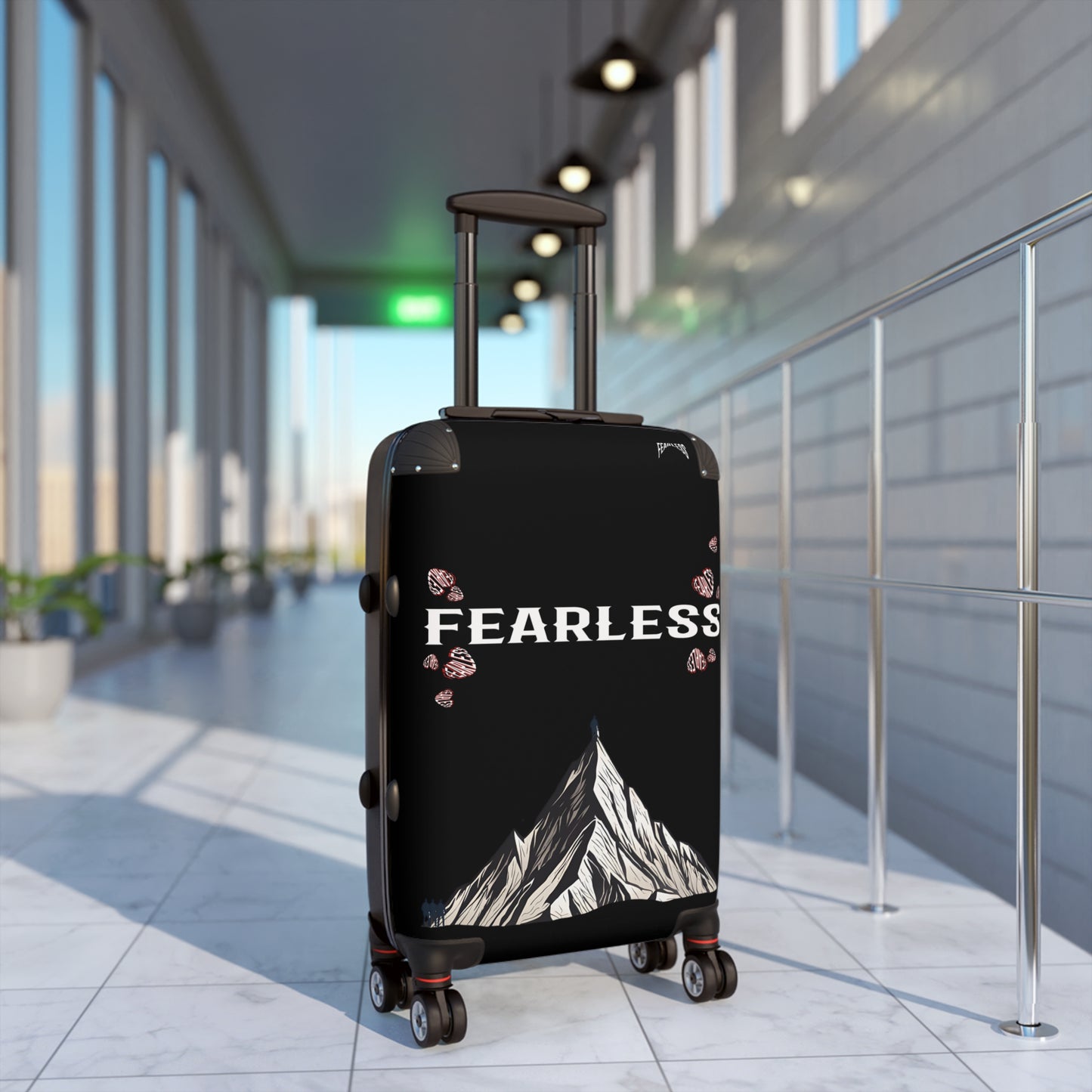 Fearless Mountain Travel Suitcase - Durable Carry-On Luggage for Adventurers