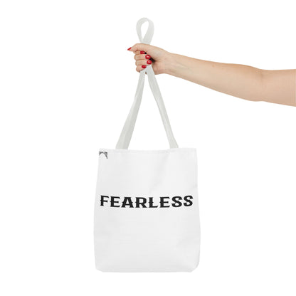 Fearless Tote Bag, Motivational Bag, Adventurer Gift, Climbing Enthusiast,