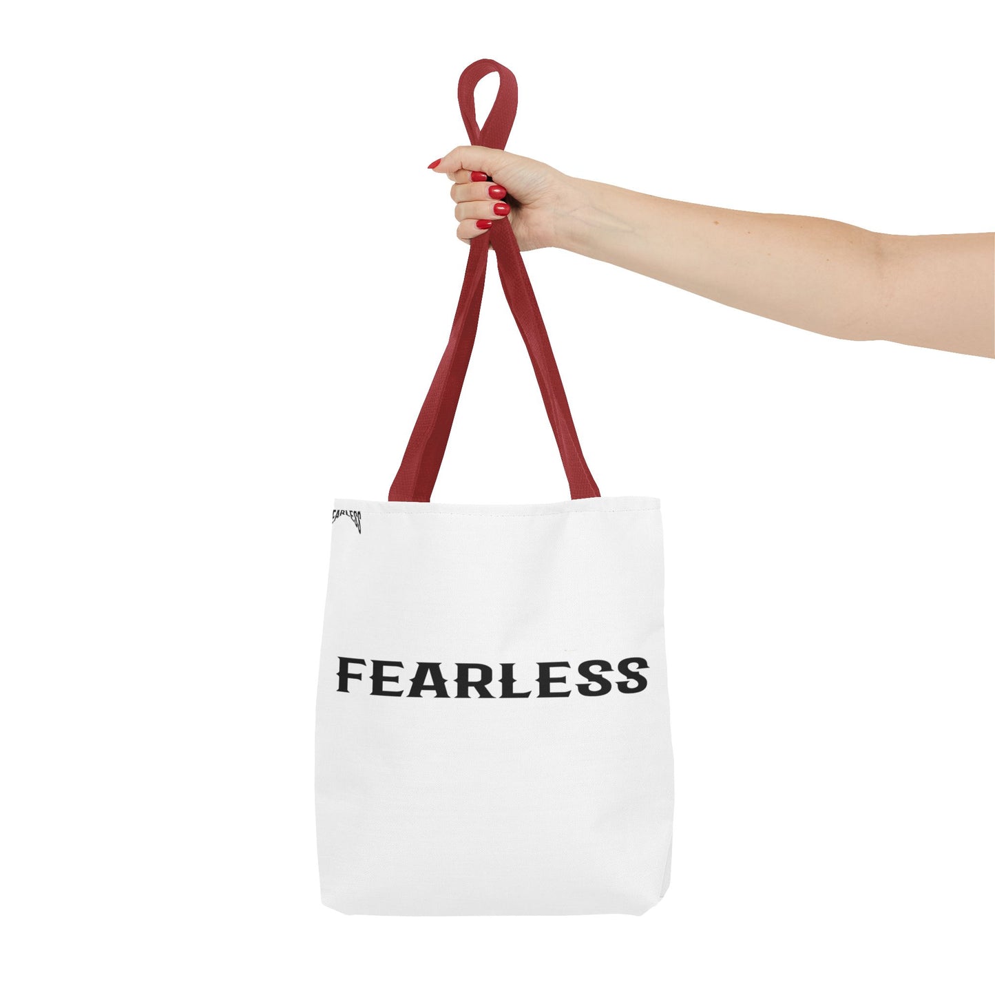 Fearless Tote Bag, Motivational Bag, Adventurer Gift, Climbing Enthusiast,